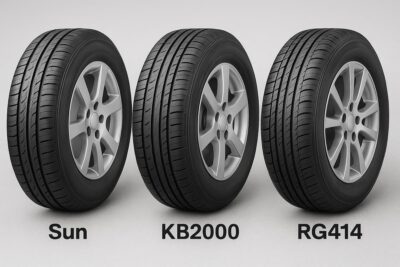 بهترین گل لاستیک 175/60R13 | بررسی گل سان، KB2000 و RG414