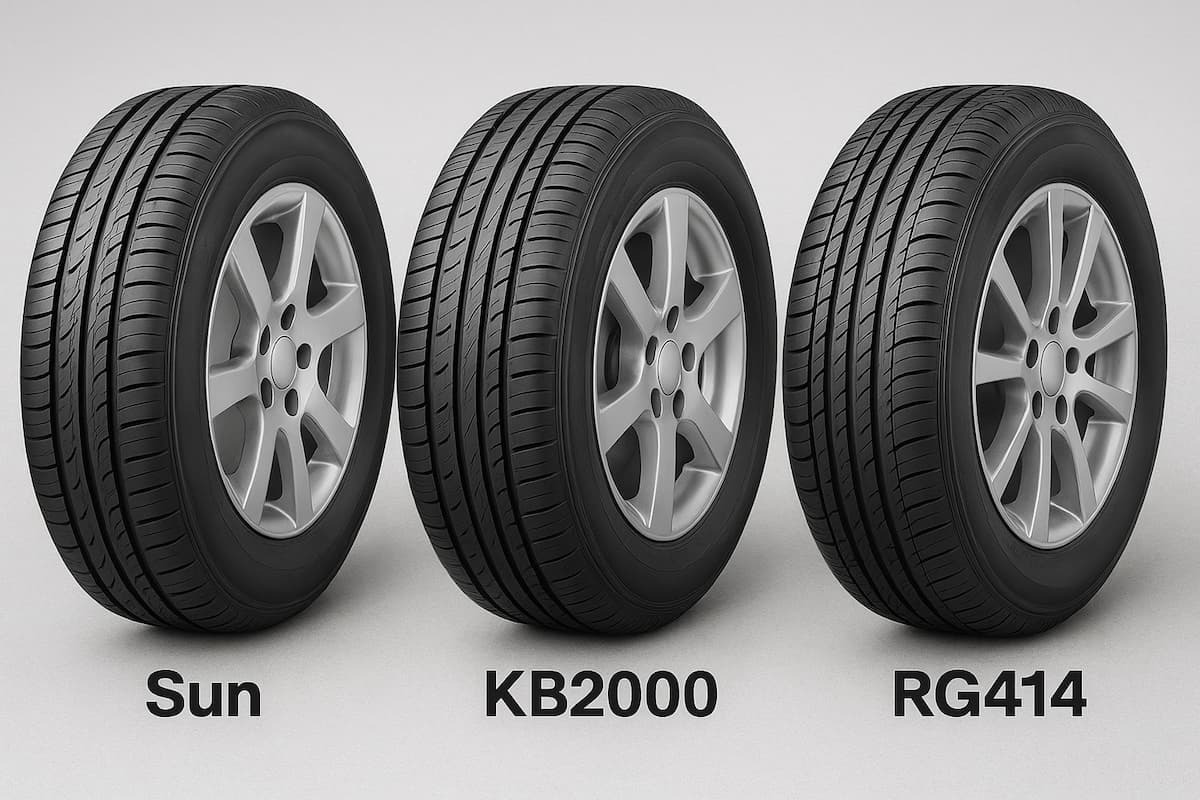 بهترین گل لاستیک 175/60R13 | بررسی گل سان، KB2000 و RG414